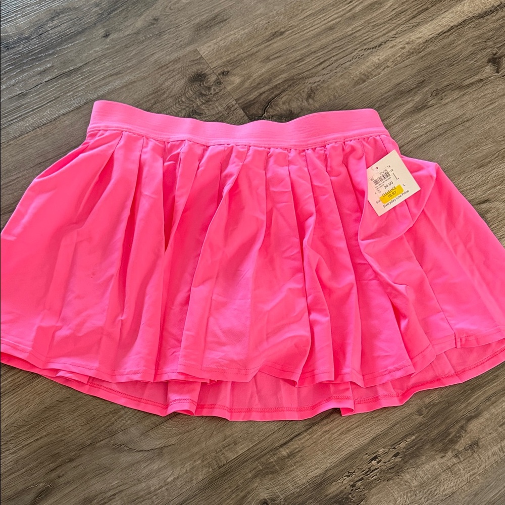 NWT Women's tennis Skirt bright pink
